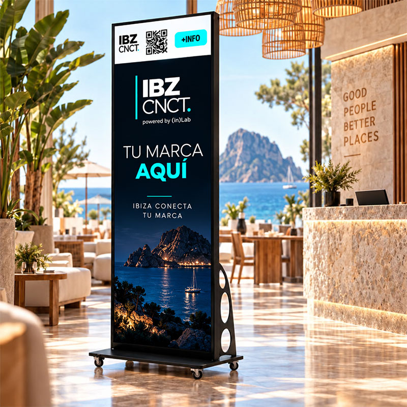 Publicidad DOOH: anuncios sueltos en lista de reproducción compartida — IBZ CNCT
